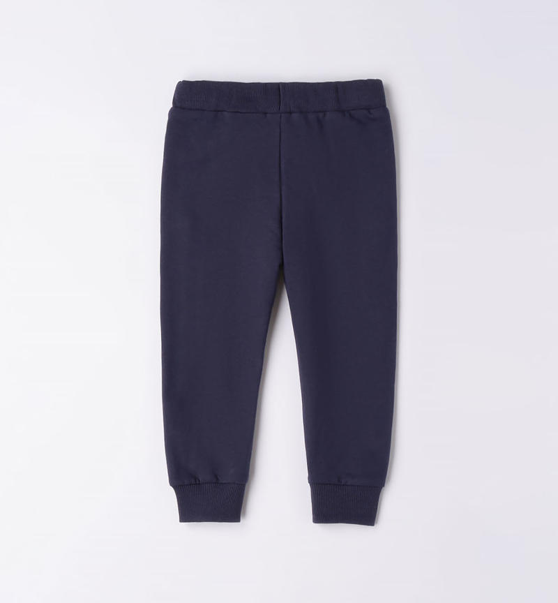 Sarabanda tracksuit bottoms for boys from 9 months to 8 years NAVY-3854