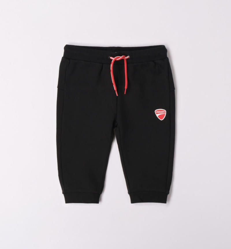 Ducati tracksuit bottoms for boys from 3 to 24 months NERO-0658