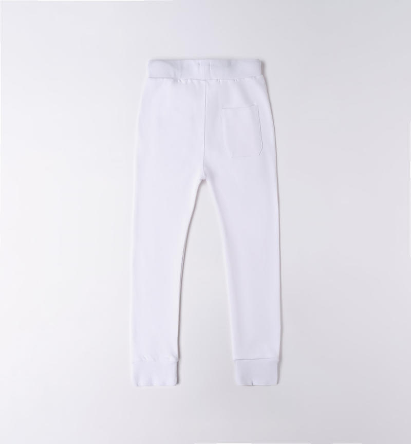 Pantalone tuta Ducati per bambino 100% cotone BIANCO-0113