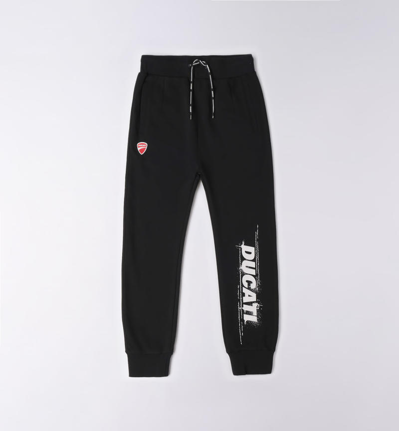 Pantalone tuta Ducati per bambino 100% cotone NERO-0658