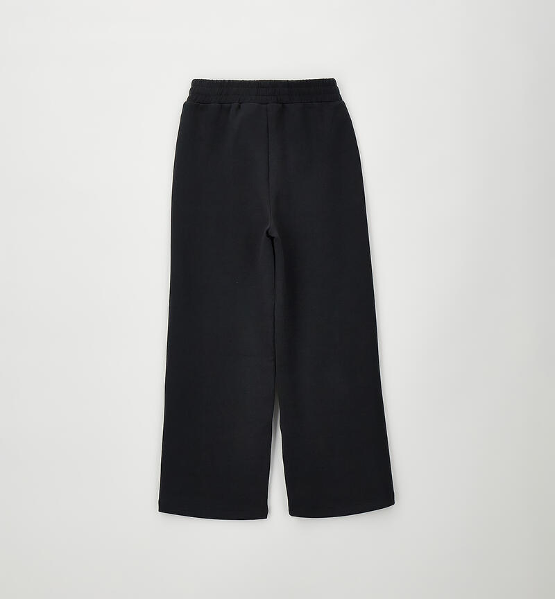 Tracksuit trousers for girls NERO-0658