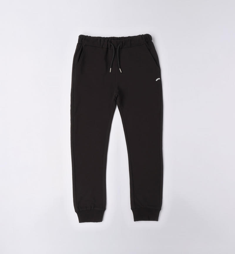 Sarabanda tracksuit bottoms for girls from 8 to 16 years NERO-0658