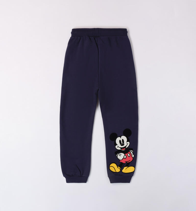 Sarabanda Mickey Mouse tracksuit bottoms for boys from 3 to 8 years NAVY-3854