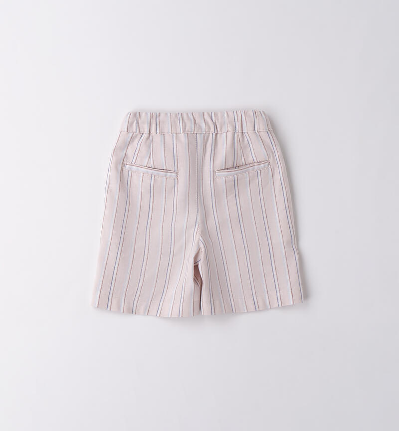 Pantaloni a righe bambino BEIGE-0172