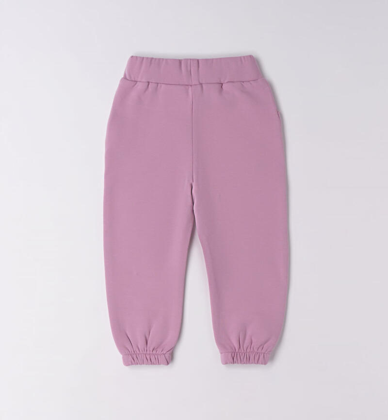 Sarabanda trousers with ruffles for girls from 9 months to 8 years LILLA-3111