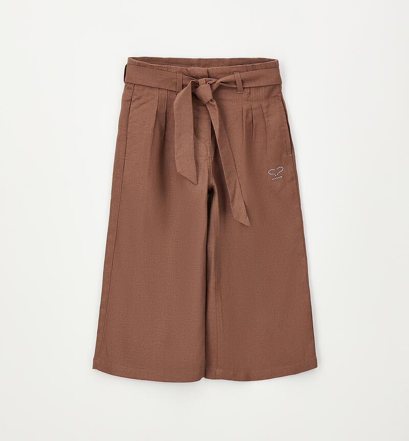 Sarabanda girls' trousers BROWN-1213
