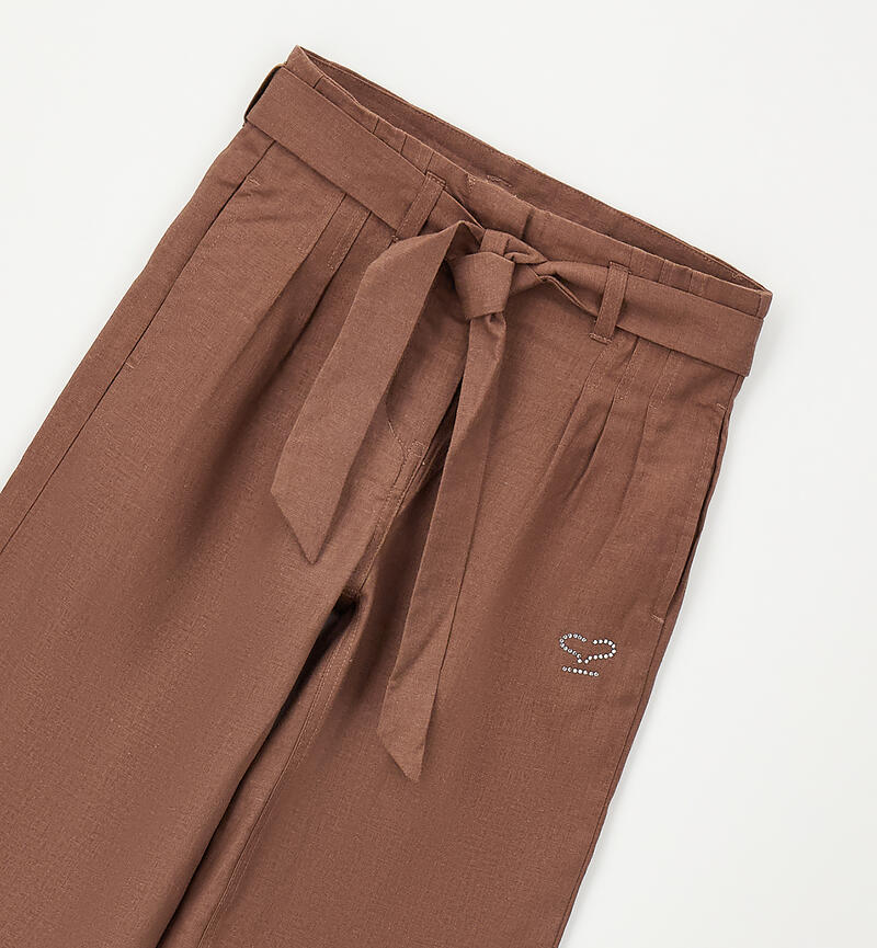 Sarabanda girls' trousers BROWN-1213
