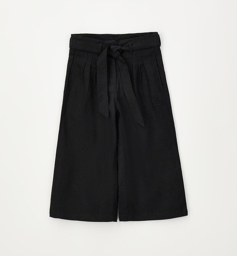 Sarabanda girls' trousers NERO-0658
