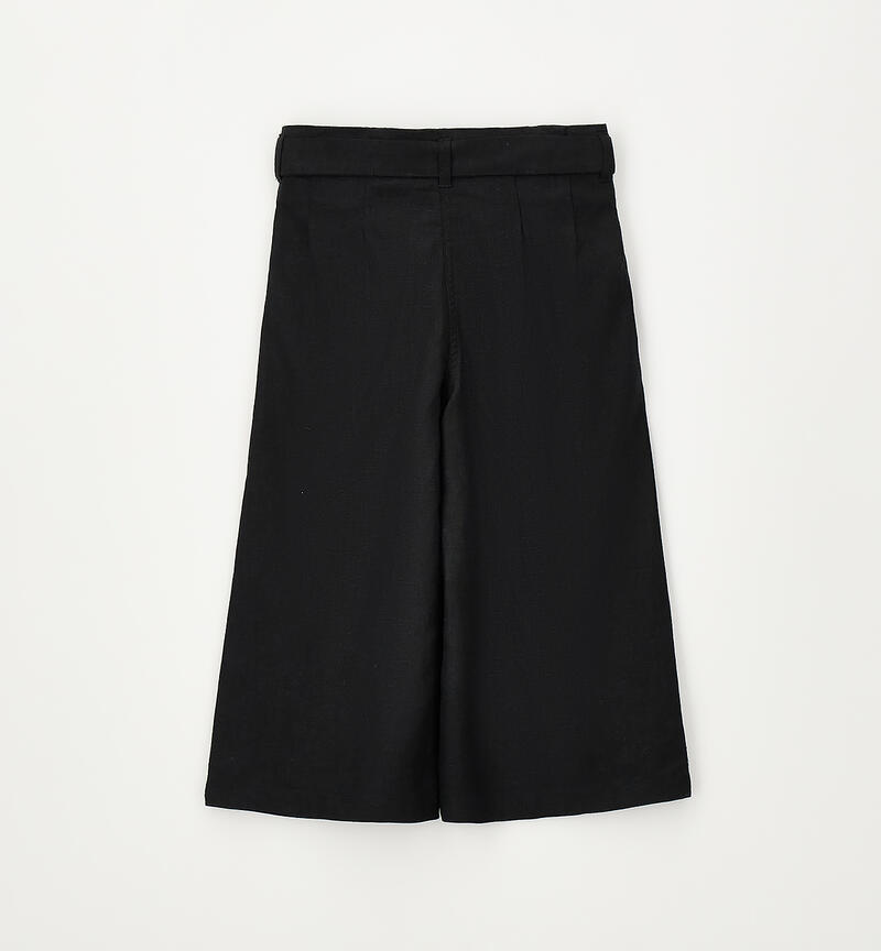 Sarabanda girls' trousers NERO-0658
