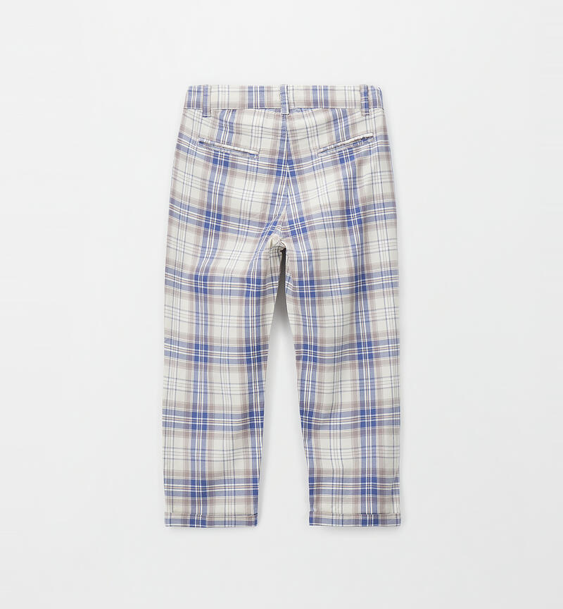 100% cotton children's trousers BEIGE SCURO-0445