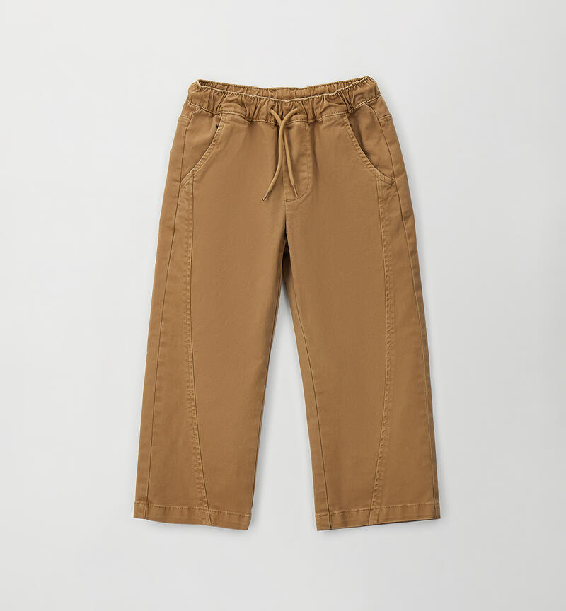 Pantaloni bambino in cotone BISCOTTO-0946