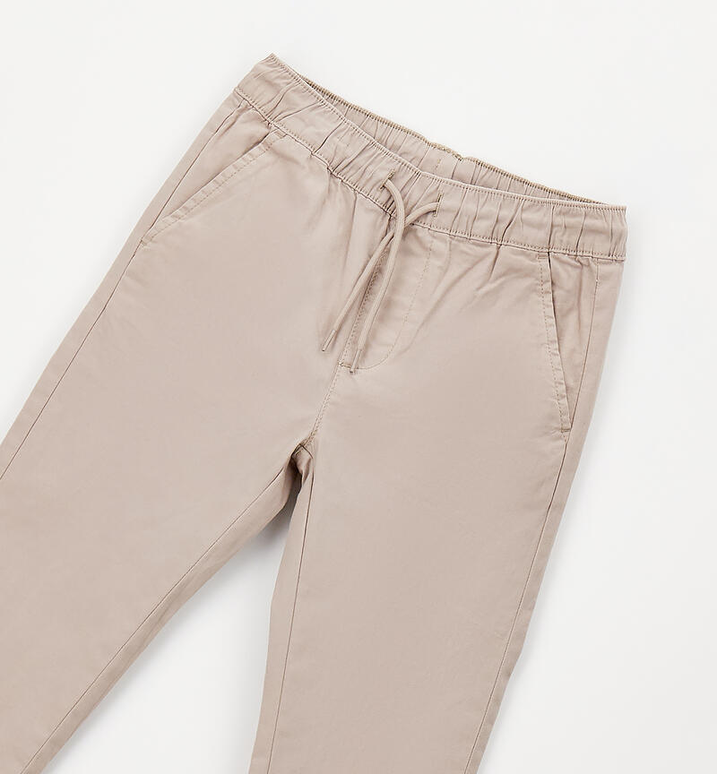 Sarabanda children's trousers BEIGE SCURO-0445