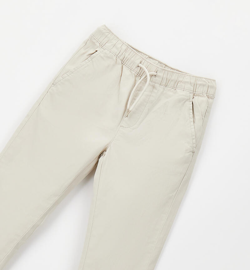 Sarabanda children's trousers ECRU'-0432