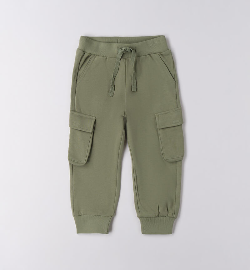 Pantaloni bambino Sarabanda VERDE SALVIA-4921