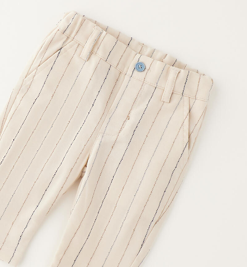 Elegant children's trousers ECRU'-0164