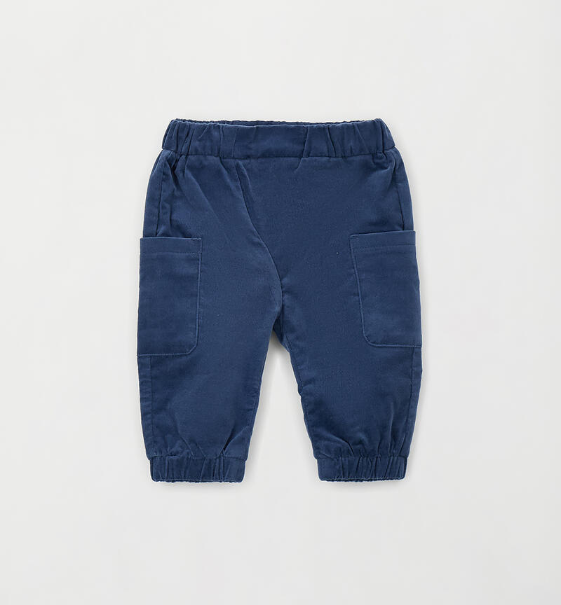 Pantaloni bimbo neonato AVION/GRIGIO-3928