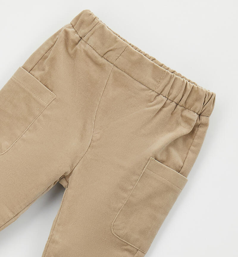 Pantaloni bimbo neonato BEIGE-0471
