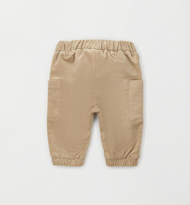 Pantaloni bimbo neonato BEIGE-0471