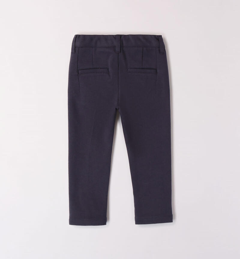 Sarabanda blue trousers for boys from 9 months to 8 years NAVY-3854
