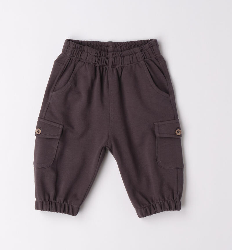 Pantaloni cargo neonato GRIGIO SCURO-0566