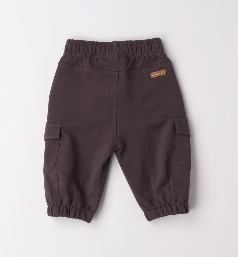 Pantaloni cargo neonato GRIGIO SCURO-0566