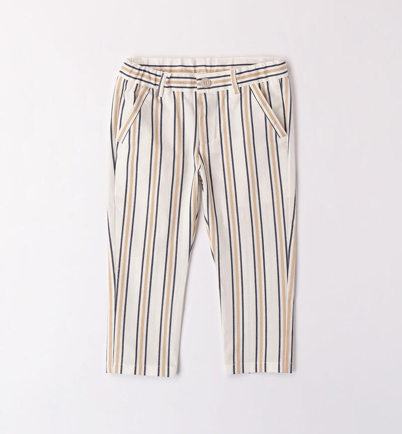 Boys' formal trousers ECRU'-0441