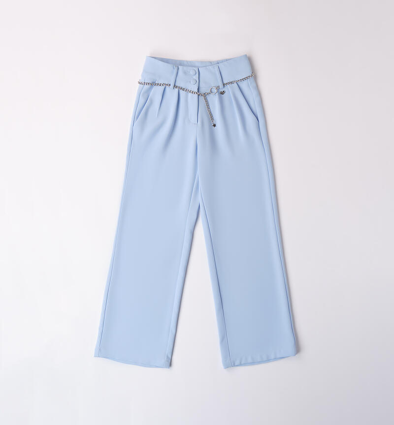 Girls' occasion wear trousers  ANGEL BLUE-3685