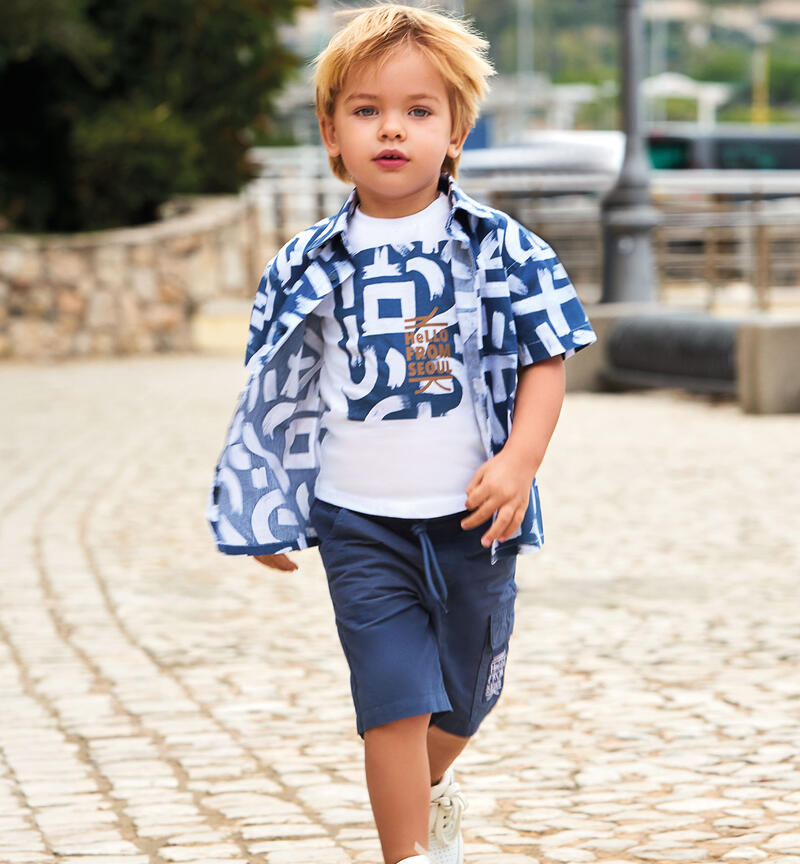 100% cotton shorts BLU-3656