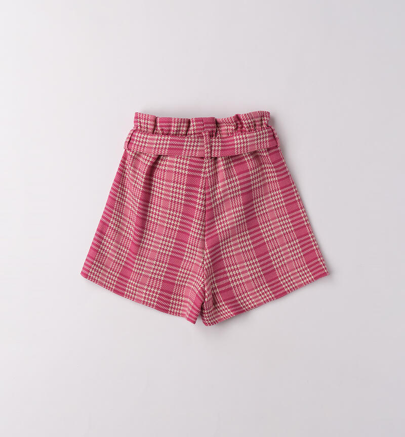 Pantaloni corti bambina ROSA-2524