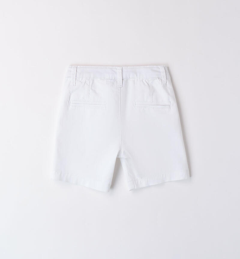 Pantaloni corti bambino  BIANCO-0113