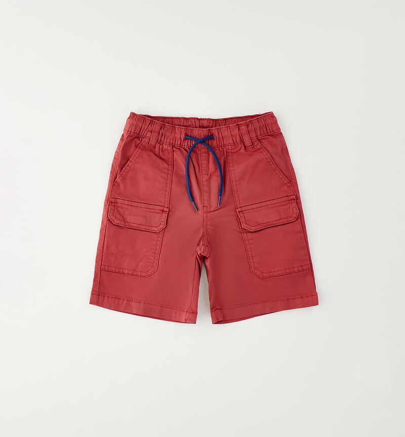 Children's shorts DARK RED -2541