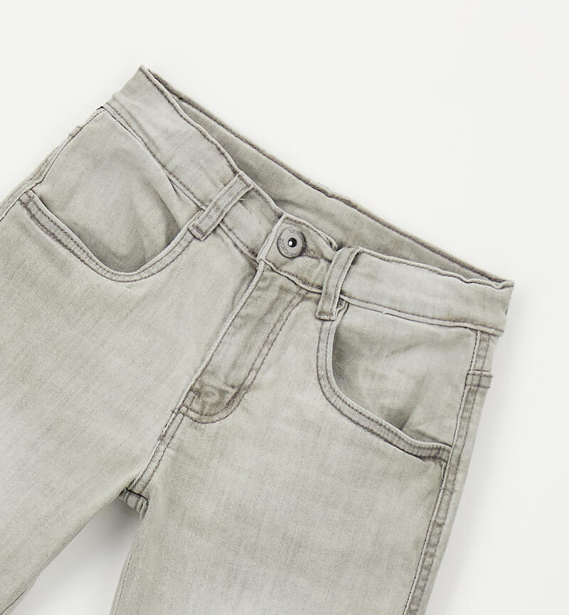 Boy's denim shorts DENIM GRIGIO CHIARO-7997