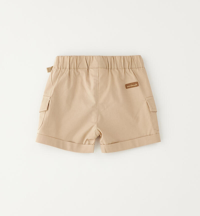 Pantaloni corti neonato NOCCIOLA-0926