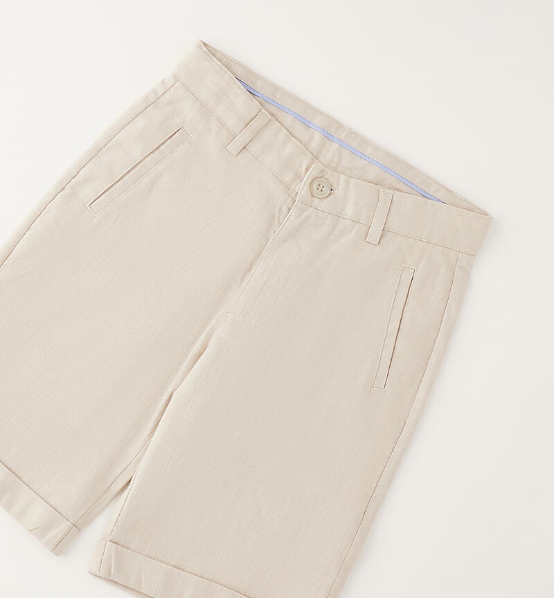Boy's formal shorts ECRU'-0432