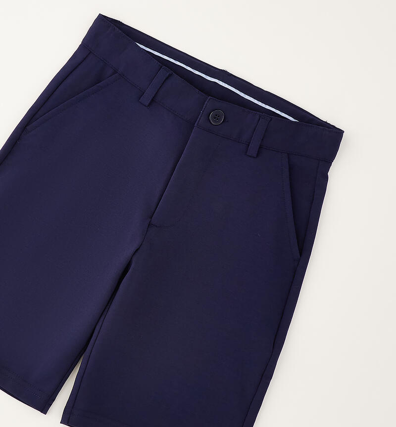 Elegant boy's shorts NAVY-3854