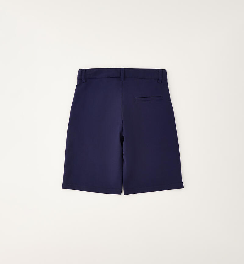 Elegant boy's shorts NAVY-3854