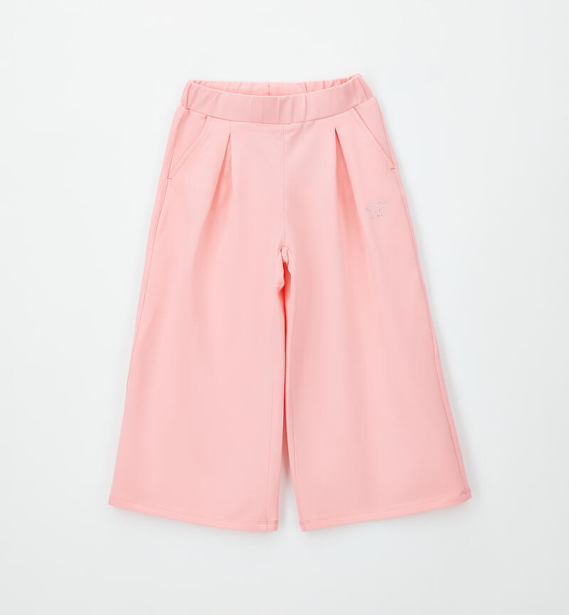 Crop pants for girls PINK-2372