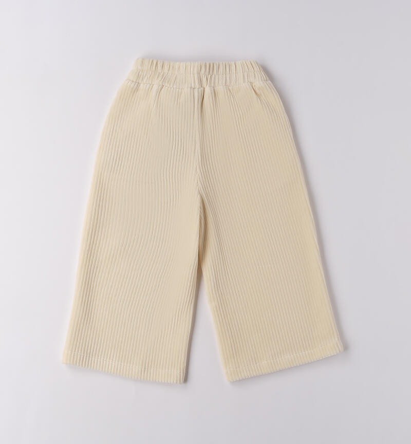 Pantaloni da bambina BEIGE-0151