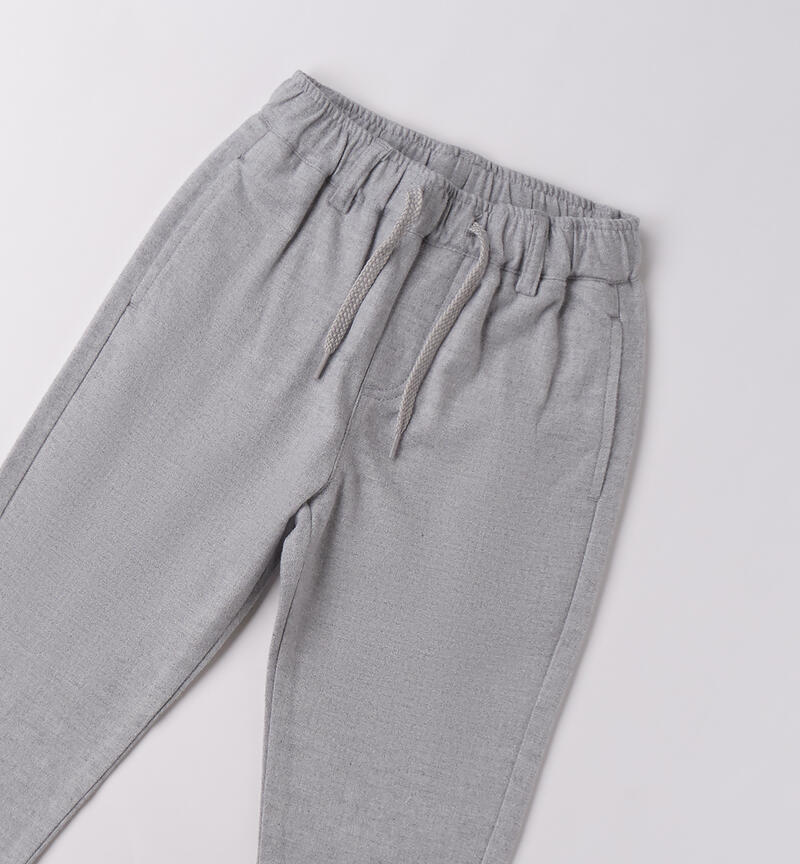 Trousers for boys GRIGIO-8961