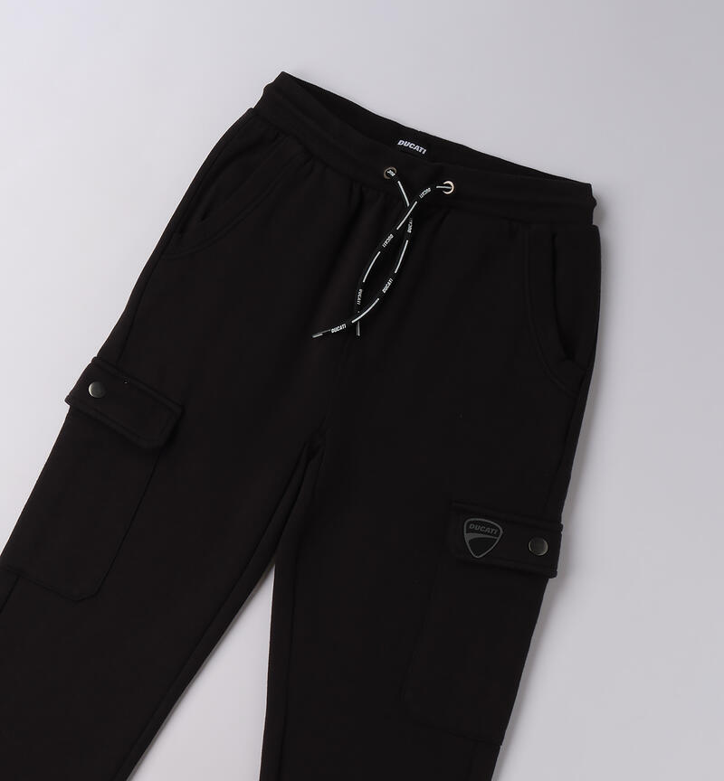 Pantaloni Ducati per ragazzo NERO-0658