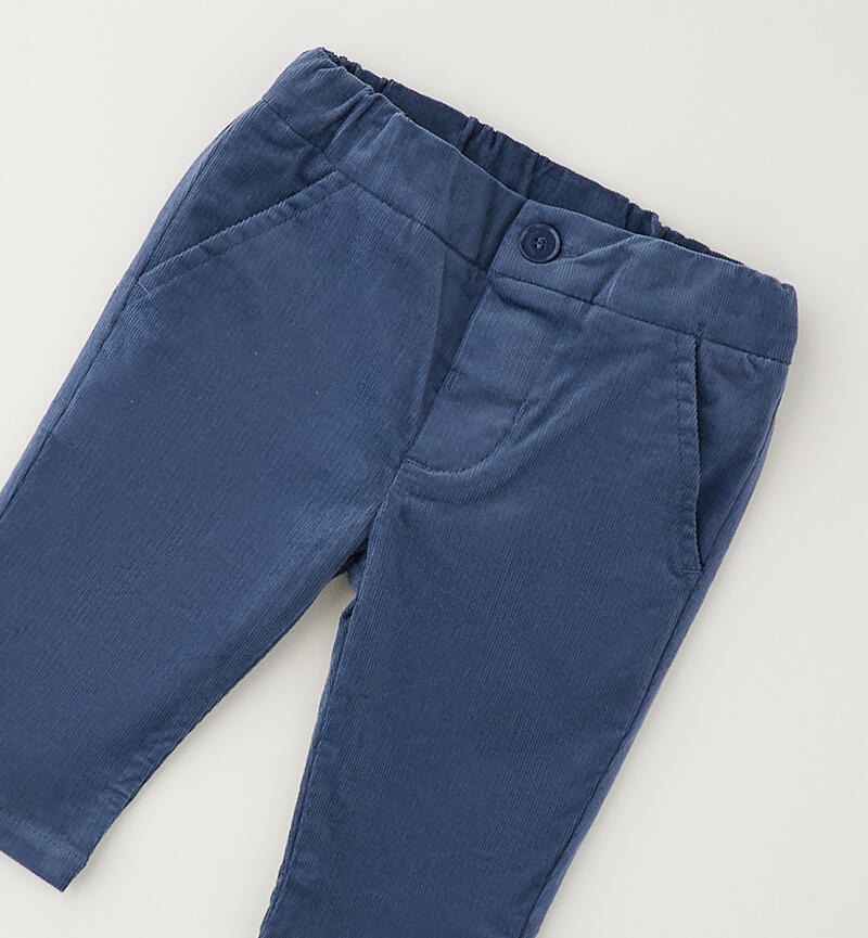 Pantaloni eleganti neonato AVION/GRIGIO-3928