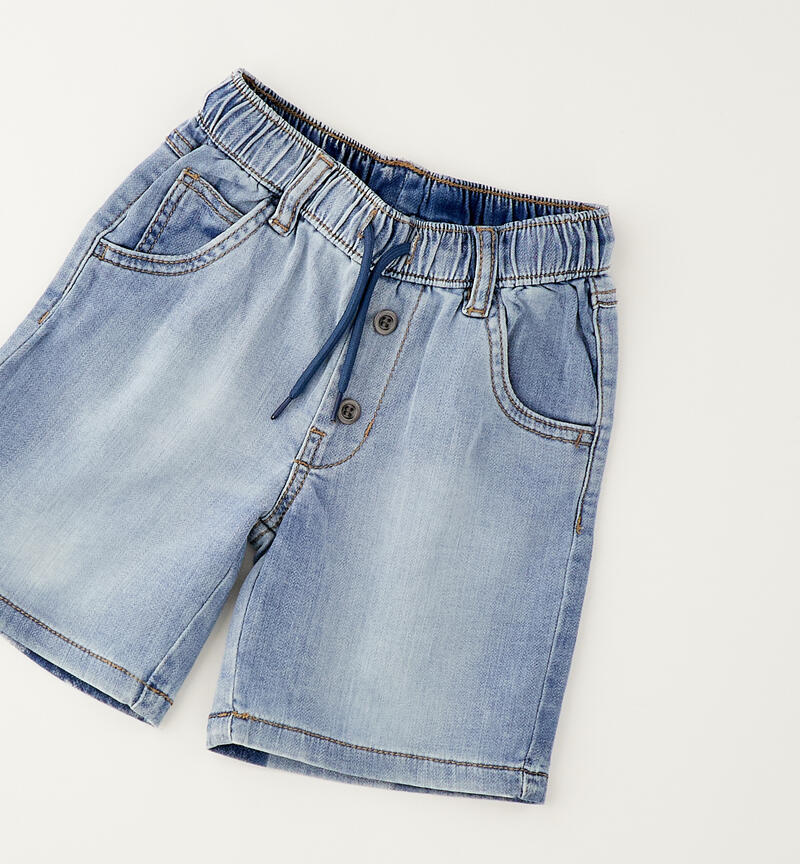 Pantaloni jeans corti bambino LAVATO CHIARISSIMO-7300