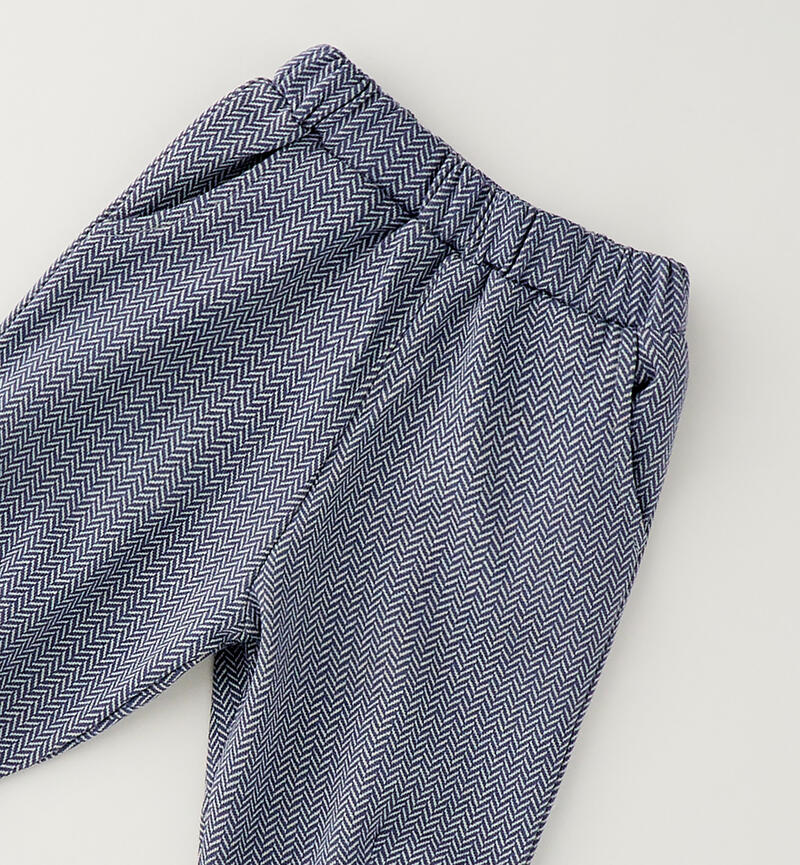 Pantaloni Minibanda per bimbo BEIGE-BLU-6CFC