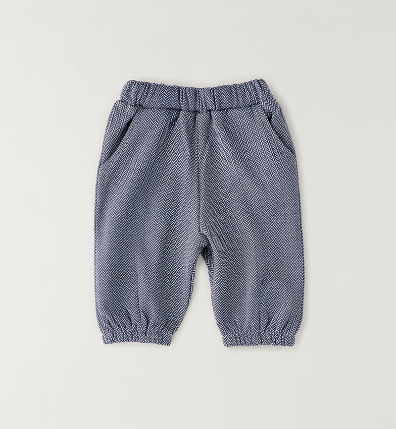 Pantaloni Minibanda per bimbo BEIGE-BLU-6CFC