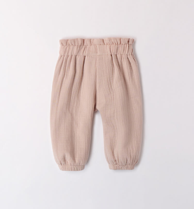 Minibanda baby girl trousers TORTORA-2912