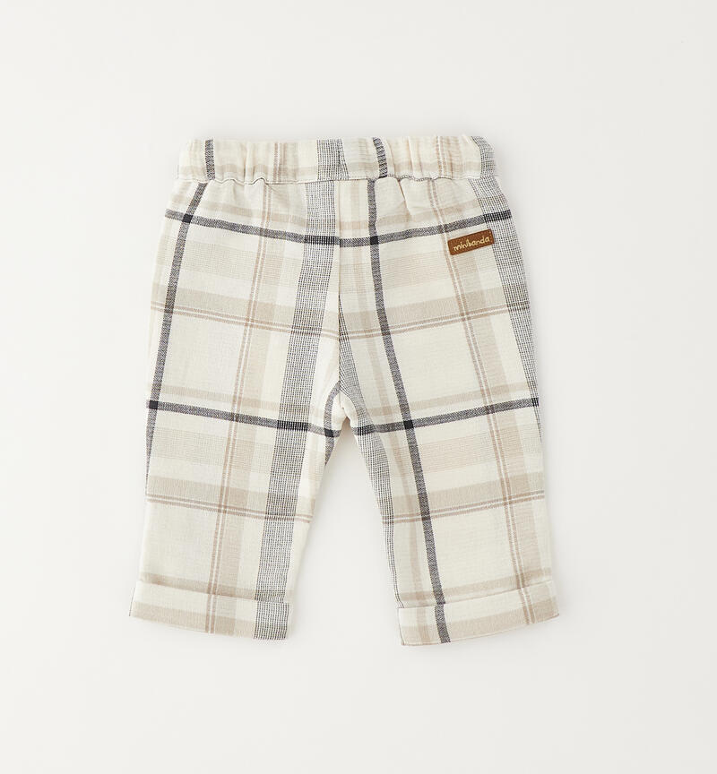 Minibanda baby trousers LATTE-0115