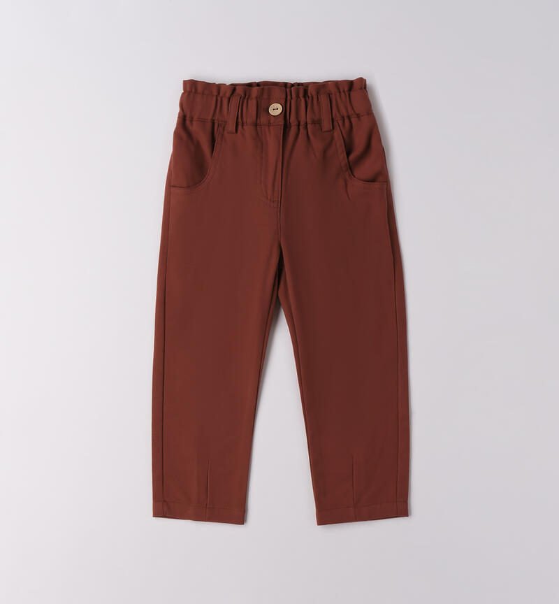 Pantaloni per bambina BROWN-1234