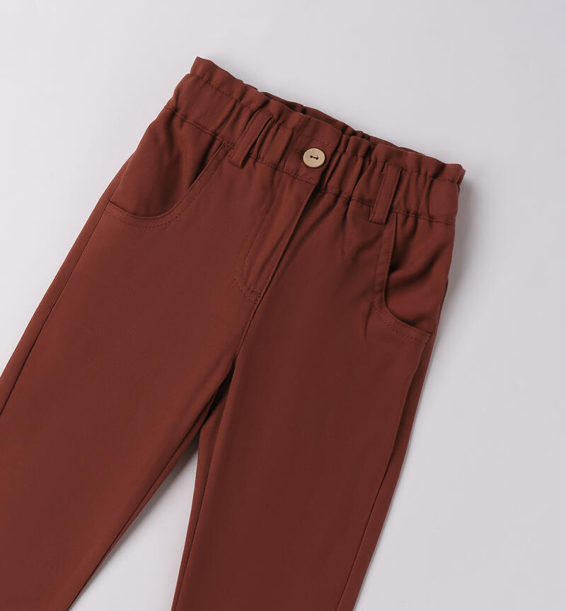 Pantaloni per bambina BROWN-1234