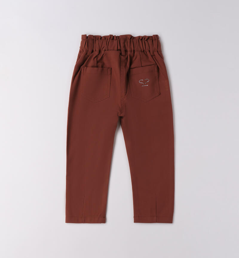 Pantaloni per bambina BROWN-1234