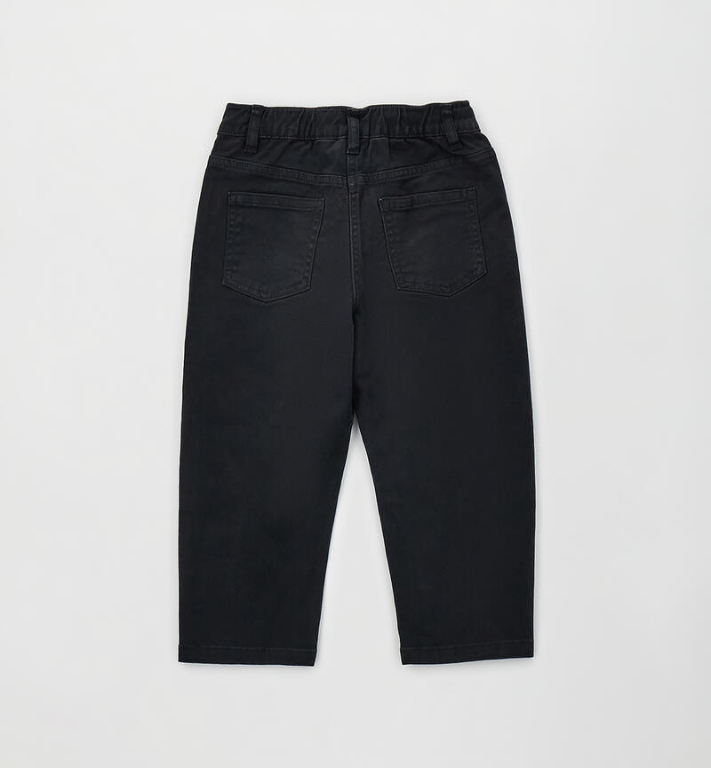 Pantaloni per bambina NERO-0658